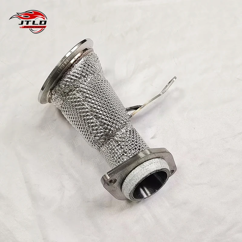 JTLD Performance 304 Stainless Steel Exhaust Downpipe For Toyota GR Yaris 1.6L Test Pipes With Heat Shield Escapes