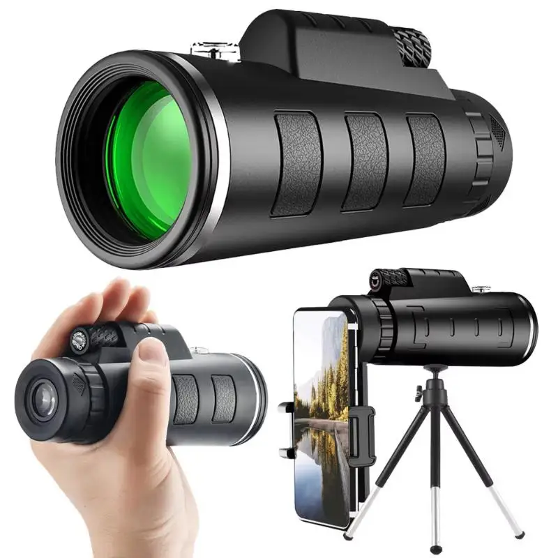 12x High Power Monocular Telescope BAK4 Prism Waterproof for Bird Watching Hiking Hunting Outdoor Activities