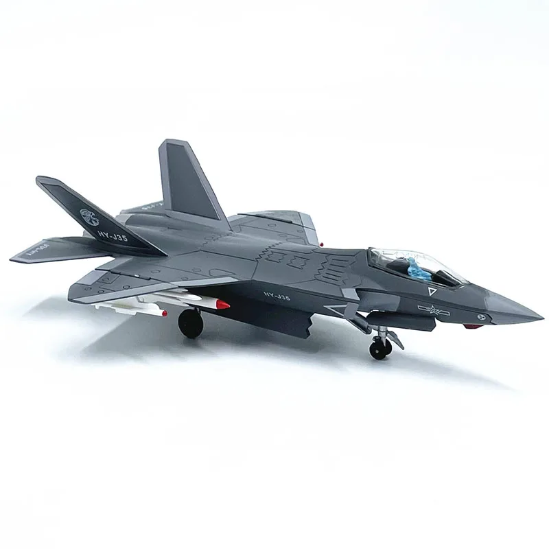 

Die Cast 1:100 Scale China Air Force J35 Fighter Aircraft Model Alloy Military Plane Model Collection Toy Gift Display