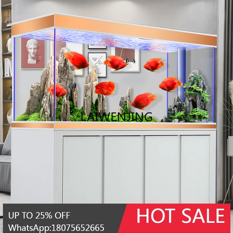 

SGF new living room office automatic cycle silent bottom filter square screen fish tank