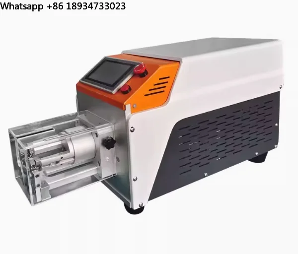 XFX-8015 Automatic Multifunctional Semi-Rigid Coaxial Cable Stripping & Crimping Machine 220V 1-10mm 30kg 65x22x35cm