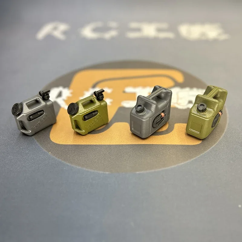 1PCS Mini Camping Oil Barrel Luggage Rack Decoration for 1/10 RC Crawler Car Traxxas TRX4 AXIAL SCX10 RC4WD