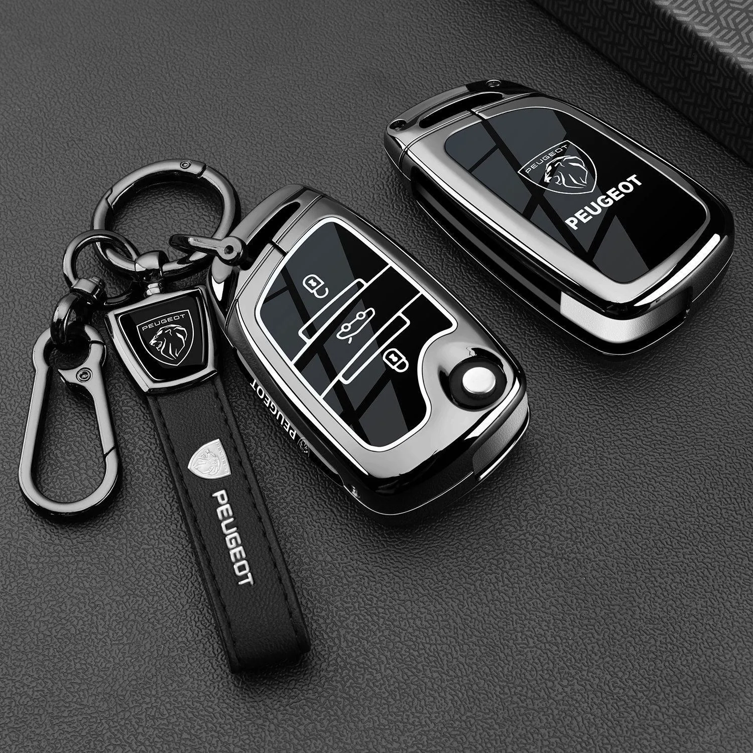 

Fashion Car Key Case Cover Shell Bag Accessory For Citroen C1 C2 C3 C4 C5 XSARA PICA for Peugeot 306 407 807 for DS DS3 DS4 DS5