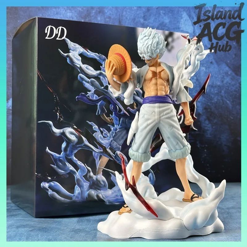 Figura de PVC de Luffy Gear 5 Nika de One Piece, Versión MY, Postura de Batalla, Modelo Coleccionable, Adorno, Regalo para Fans