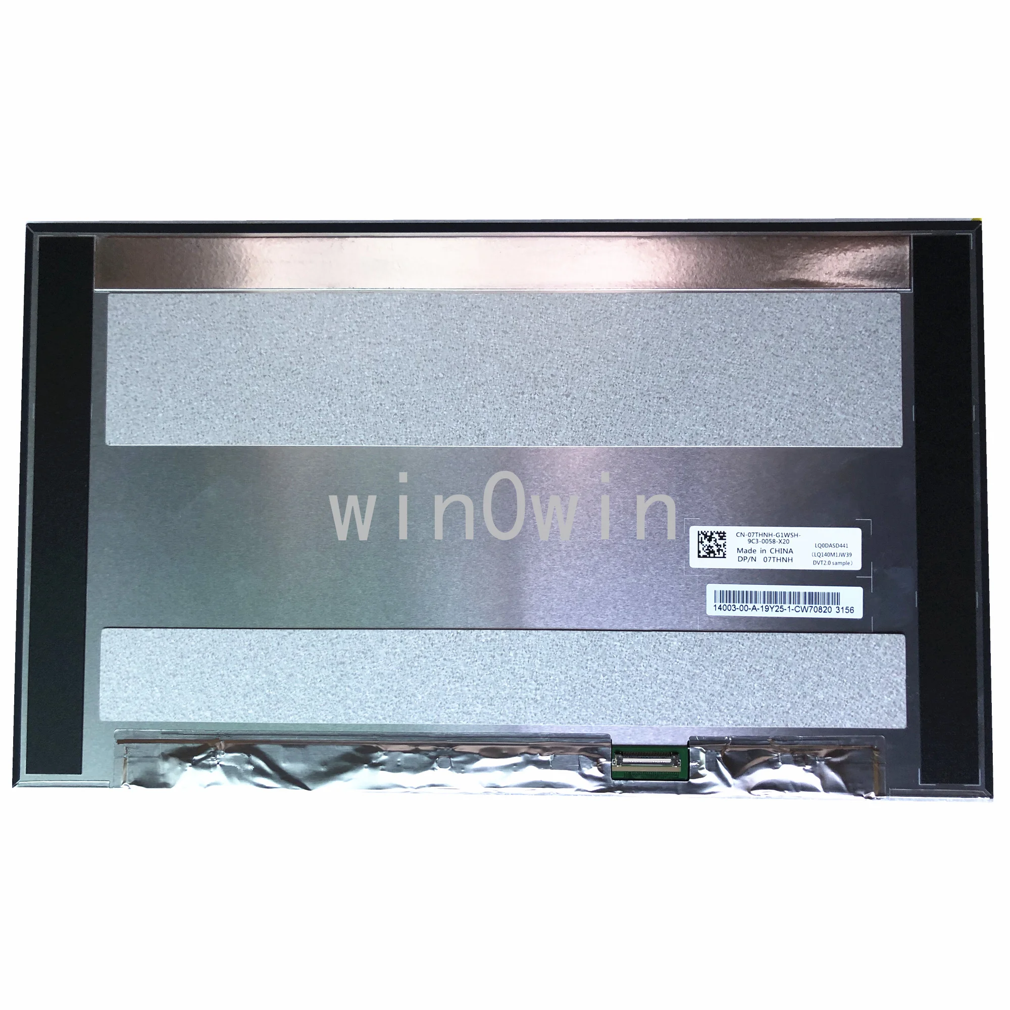 LQ0DASD441 LQ140M1JW39 DVT2.0 14.0'' Laptop LCD Screen Panel Matrix DP/N: 07THNH 1920*1080