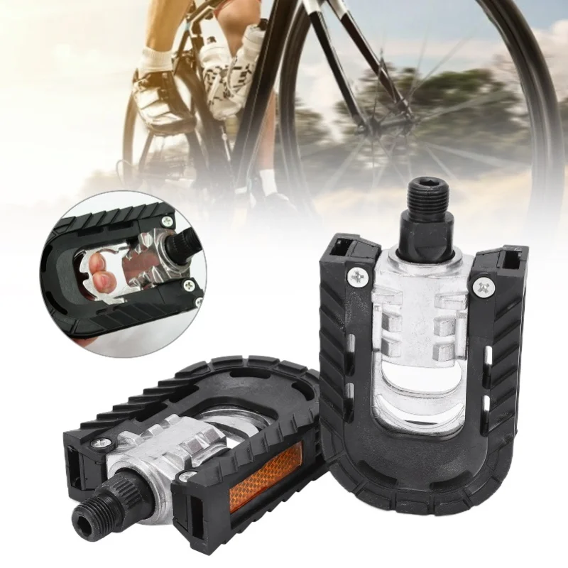 دواسة الدراجة الجبلية من سبائك الألومنيوم، منصة قابلة للطي للدراجات المسطحة لرياضات ركوب الدراجات #6