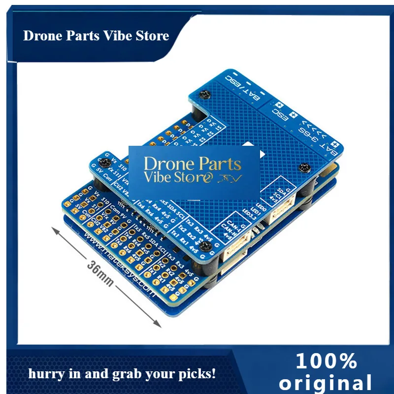 

CarrySimpleMATEK MATEKSYS FLIGHT CONTROLLER H7A3-WING ICM42688P/OSD/6x UARTs/1x I2C/ 1xCAN/11x PWM Outputs/BEC5V 9V For RC Model