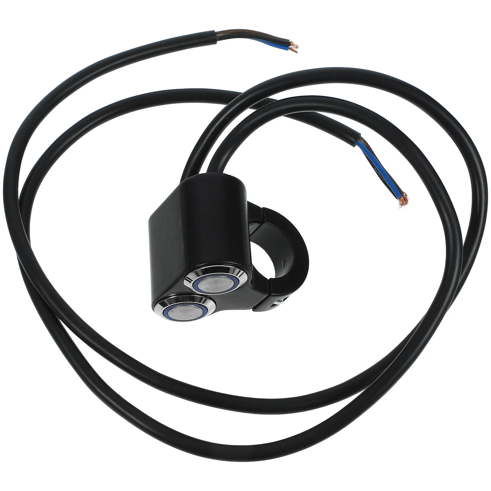 

Универсальный переключатель на руль мотоцикла 22 мм для противотуманных фар, фар головного света и стоп-сигналов, для электровелосипедов, простая установка с проводами