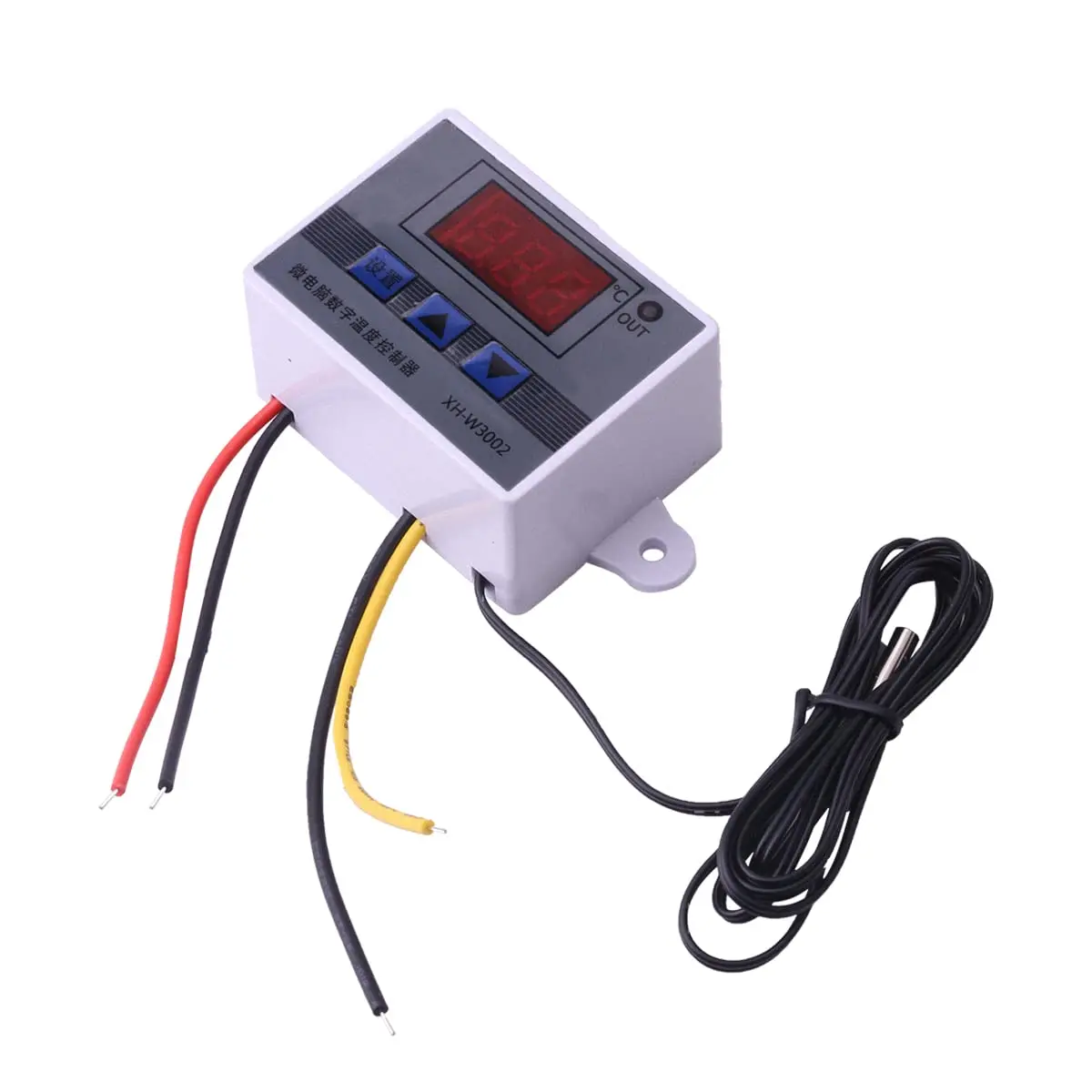 Controlador de Temperatura Digital Termostato do Microcomputador Regulador Interruptor de Controle de Temperatura Quente e Fria W3002 12v 24v 110220v