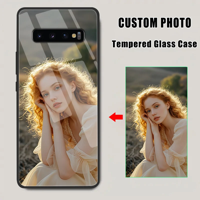 Чехол для телефона из закаленного стекла своими руками Samsung Galaxy S10 S10E Lite S9 S8 J4 J6 J7 A7 A6 A8 PLUS A9 S7 edge Note 9 8 Фото №3