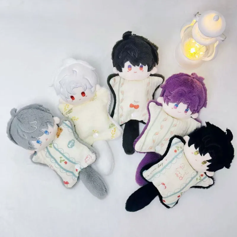 

20 см плюшевая кукла-игрушка Love And Deepspace в виде бобовой подушке, съемная, для снятия стресса, с персонажами Рафаэль, Ксавье, Зейн, Сайлус, Калеб, брелок-подвеска