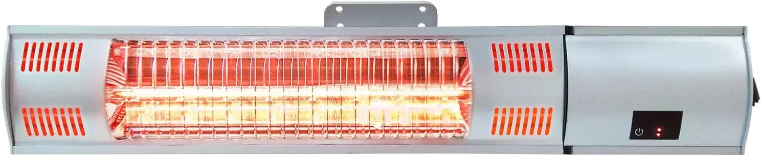 Outdoor Patio Electric Heater, 1500W Fast Heating Wall Heater for Restaurant, Patio, Backyard, and Decks
