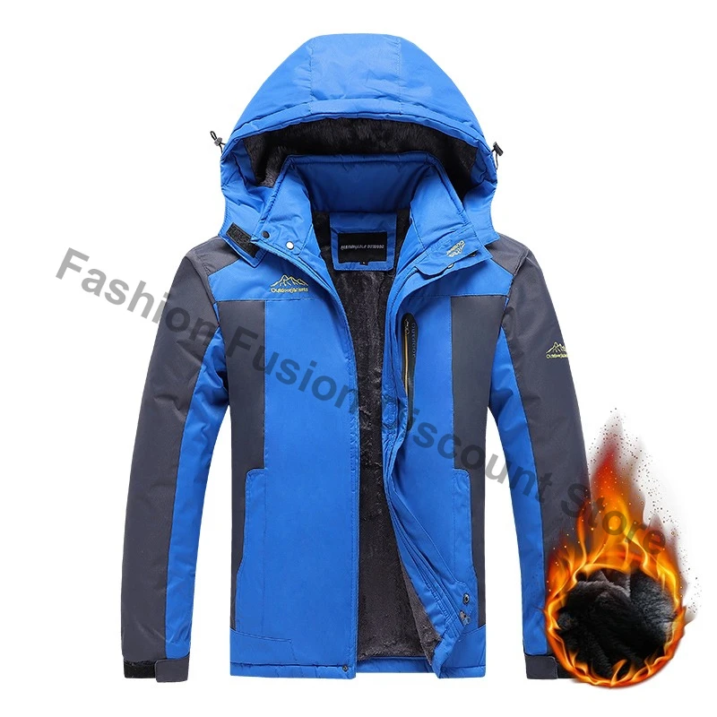 Parka invernale da uomo frangivento più cappotti di pelliccia spessi e caldi antivento giacche anorak militari con cappuccio maschili giacche invernali da uomo