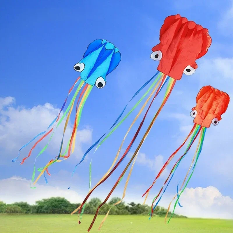 Easy Fly Octopus Kite Outdoor Fun Sports Beach Kids Children Buitenspeelgoed Cometas De Viento Outdoor Toys Kites