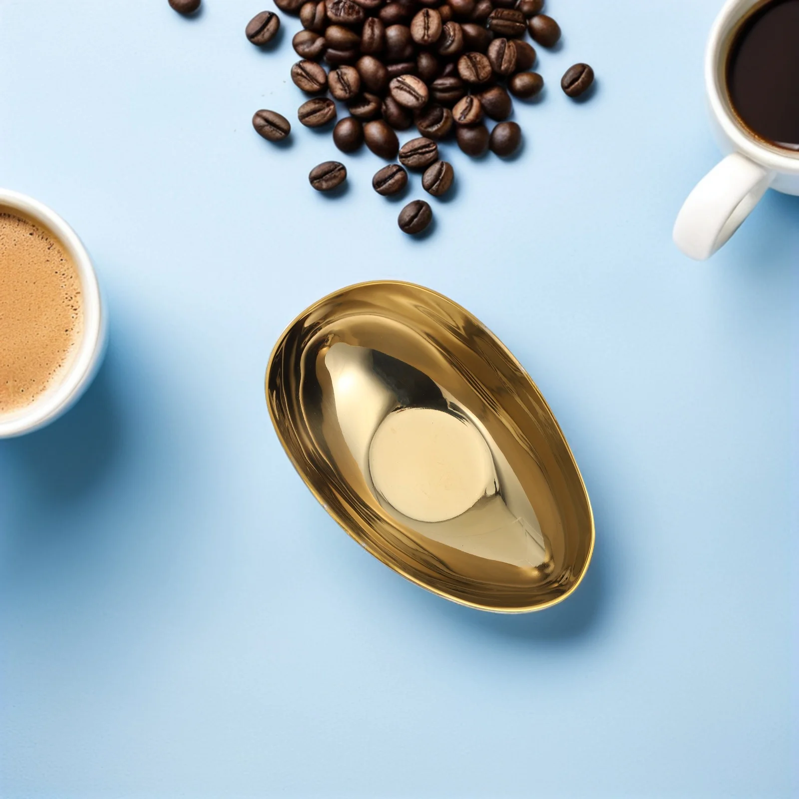 

Stainless Steel Coffee Bean Weighing Bowl Precision Dosing Cup for Kitchen Serving Sauce Seasoning Food Dipping Bowls Small