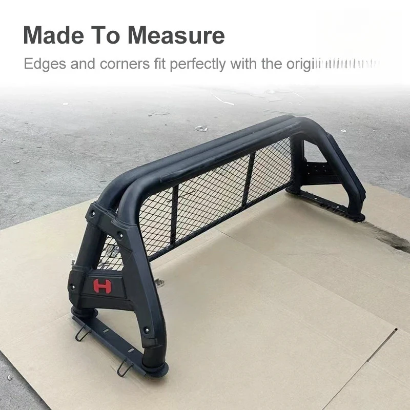 Hot Selling 4WD Universal Steel Sport Roll Bar With Protective Net For Pickup Trucks