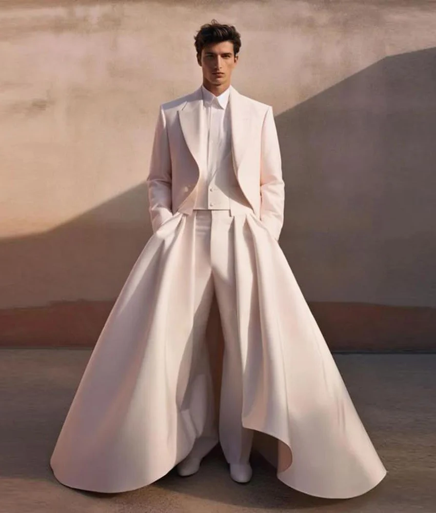 

Elegant tailcoat men's suit Wedding Party Dress Men's Stage Costume Casual suit Celebrity Gowns Special Occasion Gowns