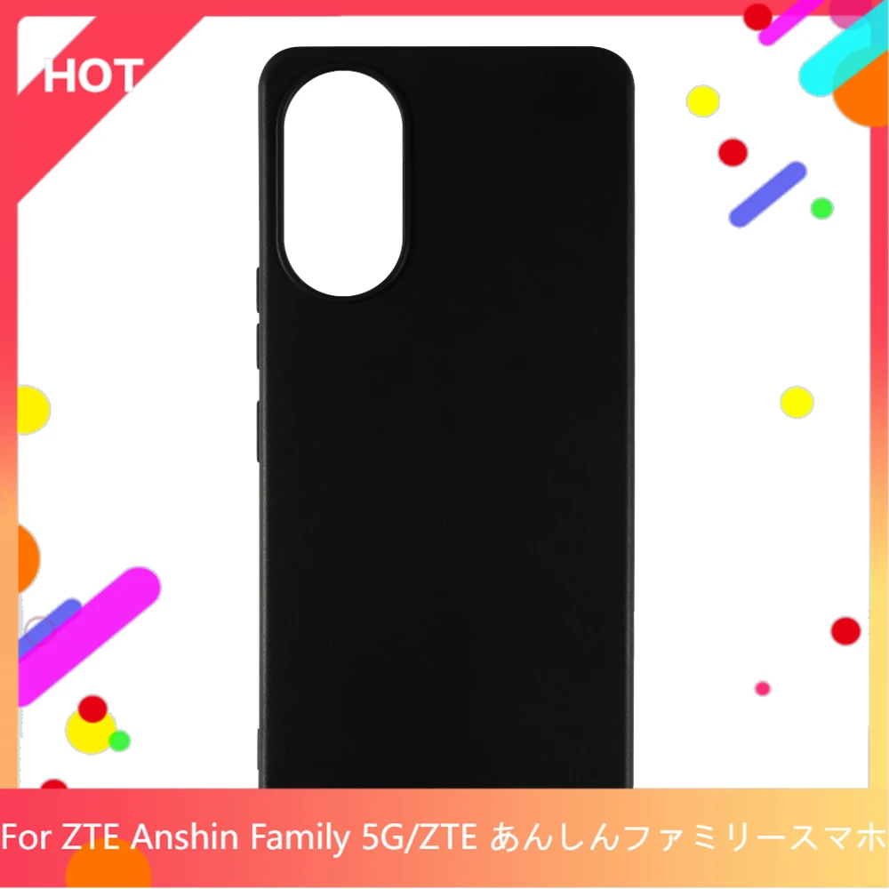 Anshin Family 5G Case Matte Soft Silicone TPU Back Cover For ZTE あんしんファミリースマホ Phone Case Slim shockproo