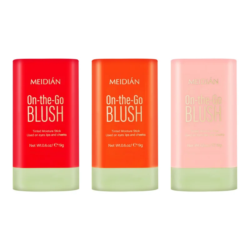 

MEIDIAN On-Go Blush: Natural Glow, Long-Lasting, 3 Vibrant Shades Radiant Cheeks