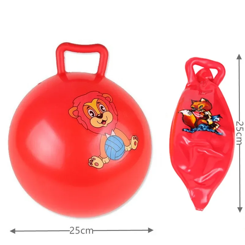 Kids Bouncyhopper Bounce Ballssjumping Hoppen Speelgoed Hop Handgrepen Opblaasbaar Handvat Paard Stuiterend Speelgoedplezier Stressvermindering Cadeau