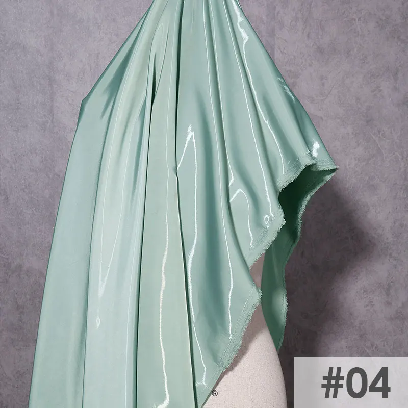 

50* 150cm Glossy Metallic Liquid Satin Fabric Shiny Satin Bright Silky Fabric For Diy Fashion Show Dress Coat Stage Costume