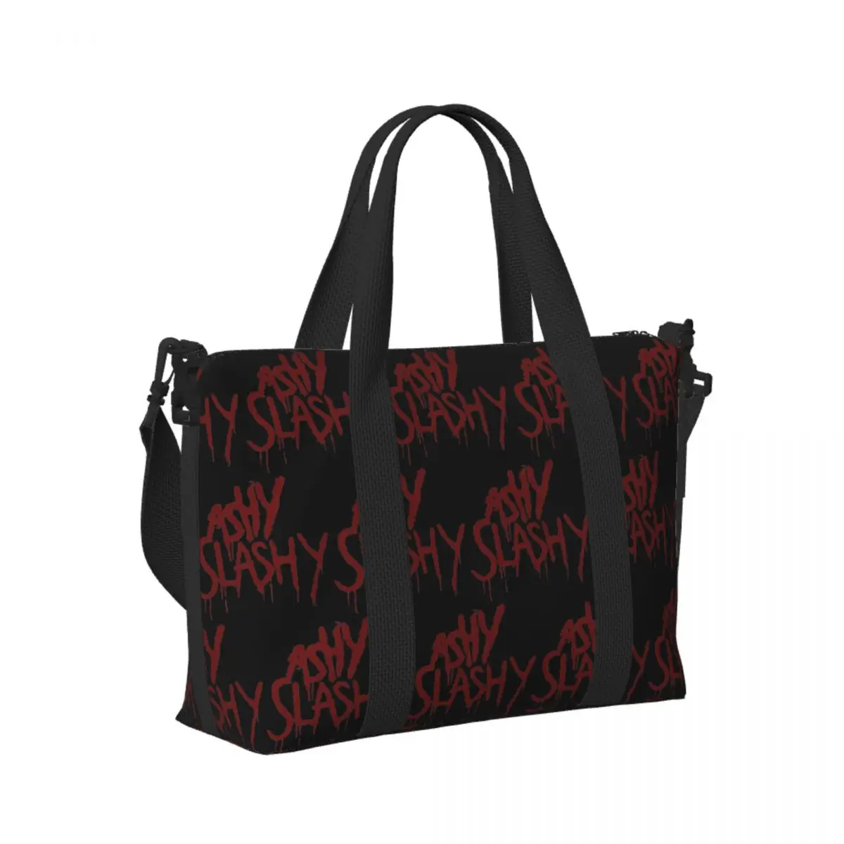 

Ash Vs The Evil Dead Ashy Slashy Beach Travel Bag Large Capacity Tote Bags for Gym Yoga Women Shopping Duffle Shoulder Bag