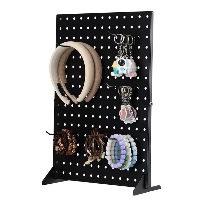 Simple Iron Jewelry Display Rack Metal Jewelry Stand Holder Efficient Accessories Display Shelves