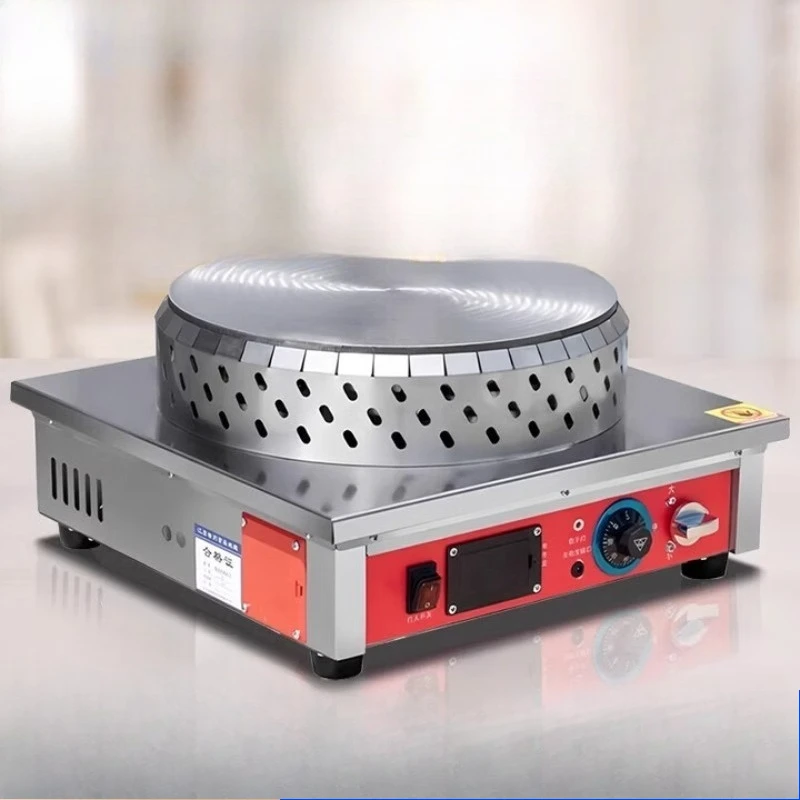 

New automatic constant temperature pancake machine stall gas Shandong miscellaneous grain pancake fruit electric gripper