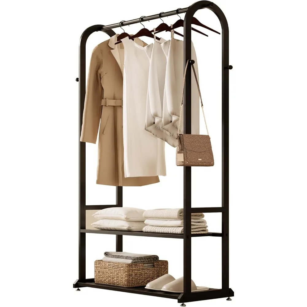 heavy duty clothes rack,black clothing rack with shelves