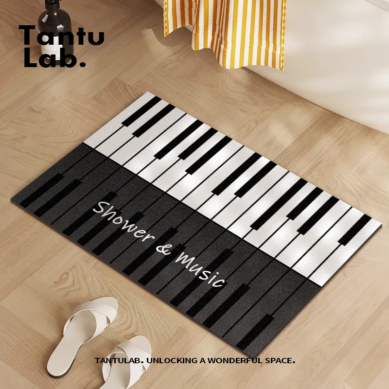 

Коврик Batoom Силиконовый коврик Dendroid Absorbent Leather Qui Dry Нескользящий коврик для унитаза Коврик для ног Batoom Mat Simple Sle l Rubber