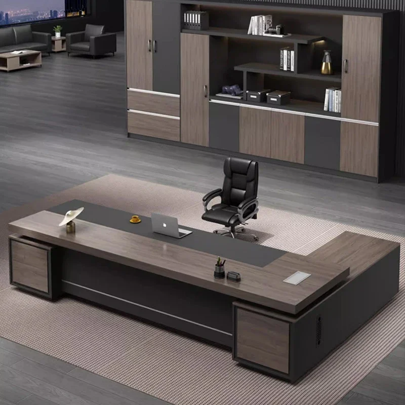 Manager Writing Office Desk Simple Modern Luxury President Computer Desk Supplies Supervisor Escritorios De Ordenador Furniture