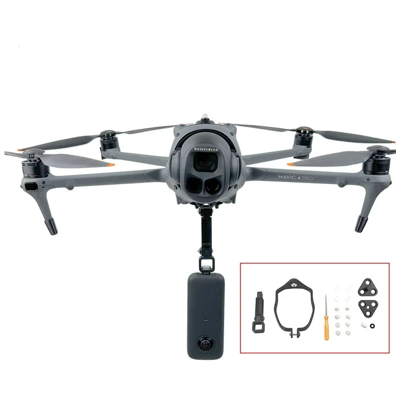 

For DJI Mavic 4 Pro Mount Panoramic Camera Bracket Expansion Top Mount 2-in-1 with 1/4 Screw Adapter Drone Accessories​