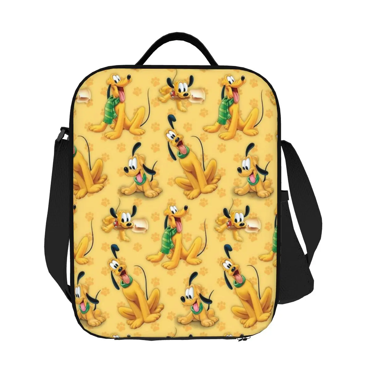 Scatole per il pranzo personalizzate con Pluto carino per le donne a tenuta stagna Donald Duck Cartoon Cooler Thermal Food Insulated Lunch Bag