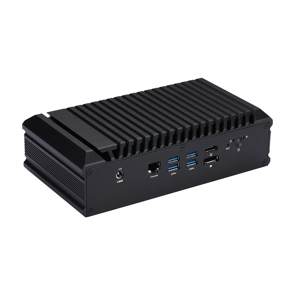 Imagem -04 - Mini pc Fanless com Display Duplo Intel 8th Gen Celeron 4305u Pentium 5405u Core i5 8260u Ddr4 Roteador Computador Pcs 2.5g