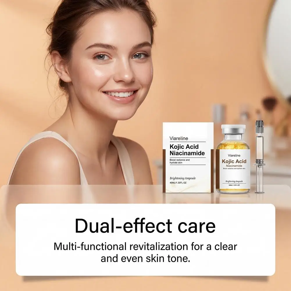 Ampolla Facial con Ácido Kójico Coreano, Suero con Niacinamida, Hidratante Profundo, Nutritivo, Iluminador, para el Cuidado de la Piel