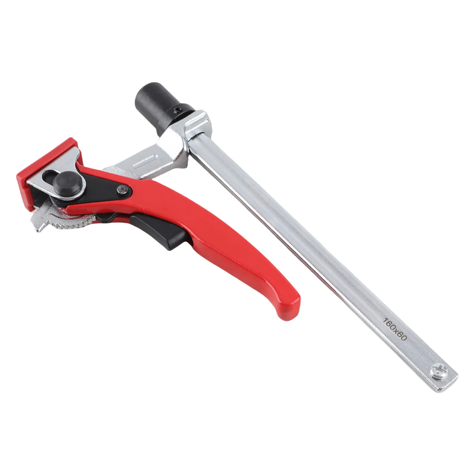 Hold Down Clamp 20mm Base 13.5x6.5mm Guide Rail Woodworking Bench Dog Clamp with Ratchet Mechanism