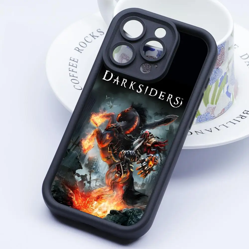 

Чехол для телефона Game Darksiders для iPhone 17 16 15 14 13 12 11 Air Pro Max Plus, утолщенный, из ТПУ, цветной, для мобильных телефонов