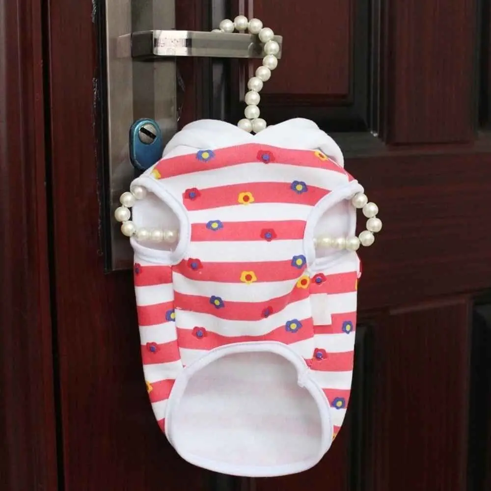 Dog Clothes Girl Heart Pearl Hanger Shelf Cat Clothes Pet Supplies Hanger Dog Accessories for Small Dogs Pets Accessories