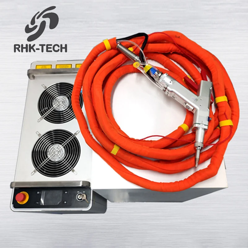 RHK Air Cooling Laser Welder Factory Price 1500W Air Cooled Handheld Fiber Laser Welding Machine with Laser Gun