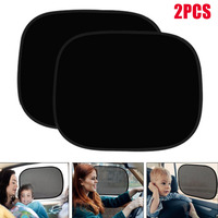 2PCS Car Window Sun Shade Windscreen Sunshade UV Protection Auto Sun Visor Protection Car Curtain Window Film Electrostatic Film