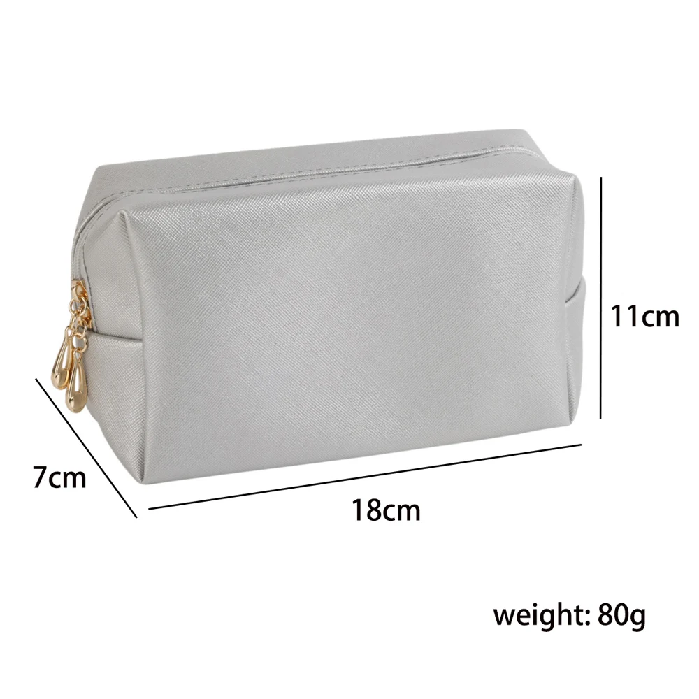 Simple Waterproof Travel Toiletry Cosmetic Makeup Bag Multiple Colors Case Portable Large Capacity Organizer Pouches for Women