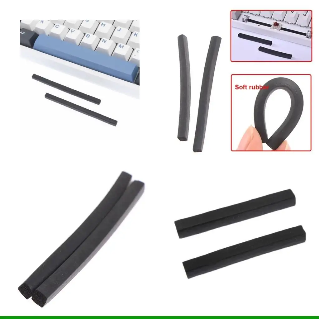 U55C Universal Compatibility Dust Proof Rubber Seal for Mechanical Keyboards Space Bar Sealing Strips Fitting Most Models