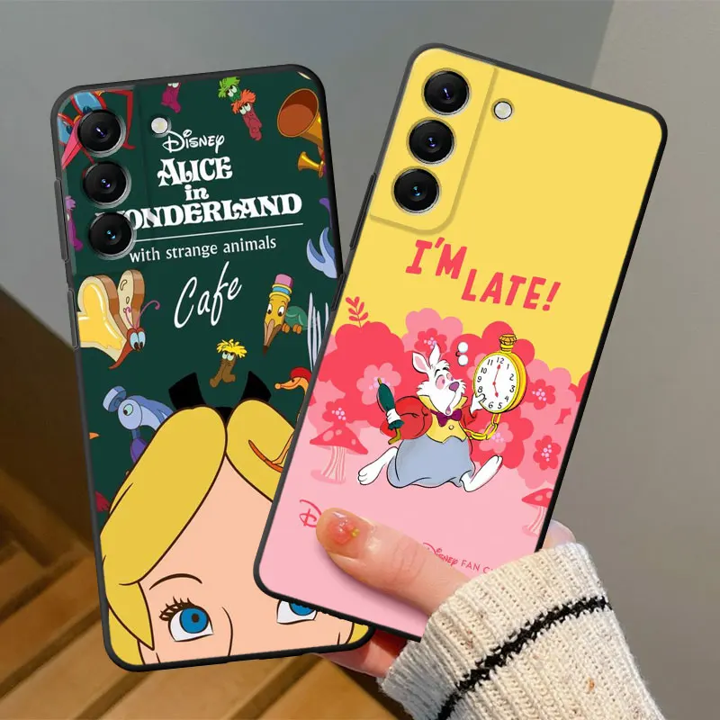 Alice In Wonderland Phone Case for Samsung Galaxy A13 A14 A52 A53 A54 A71 A70 A72 A73 A11 A50 Silicone Funda