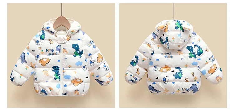 2026 Kinder-Baumwollmantel Baby-Cartoon-Daunenjacke Jungen Kapuzenjacke Mädchen Warme Winterkleidung Kleinkinder Oberbekleidung 0-5 Jahre – Detail 6
