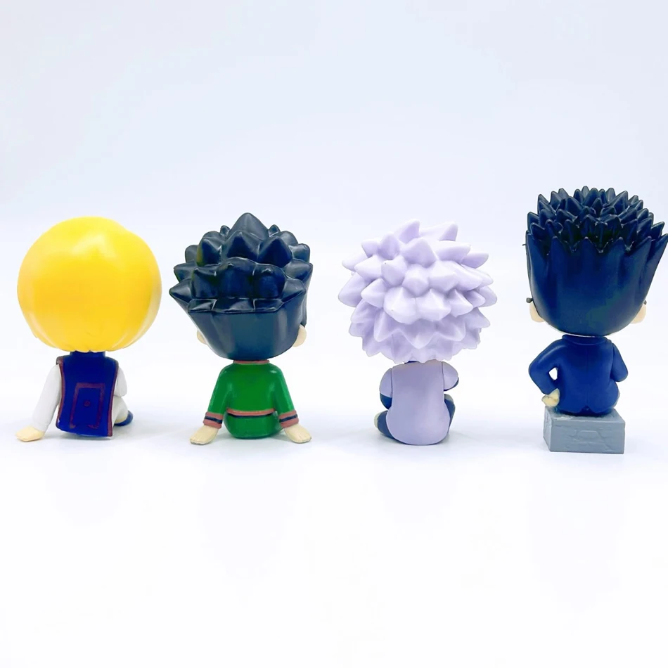 Aixlan GON FREECSS Figuur 8PCS SET Q Versie HUNTER X HUNTER PVC Action Figure Amine Kerstcadeau Collectible Beeldje