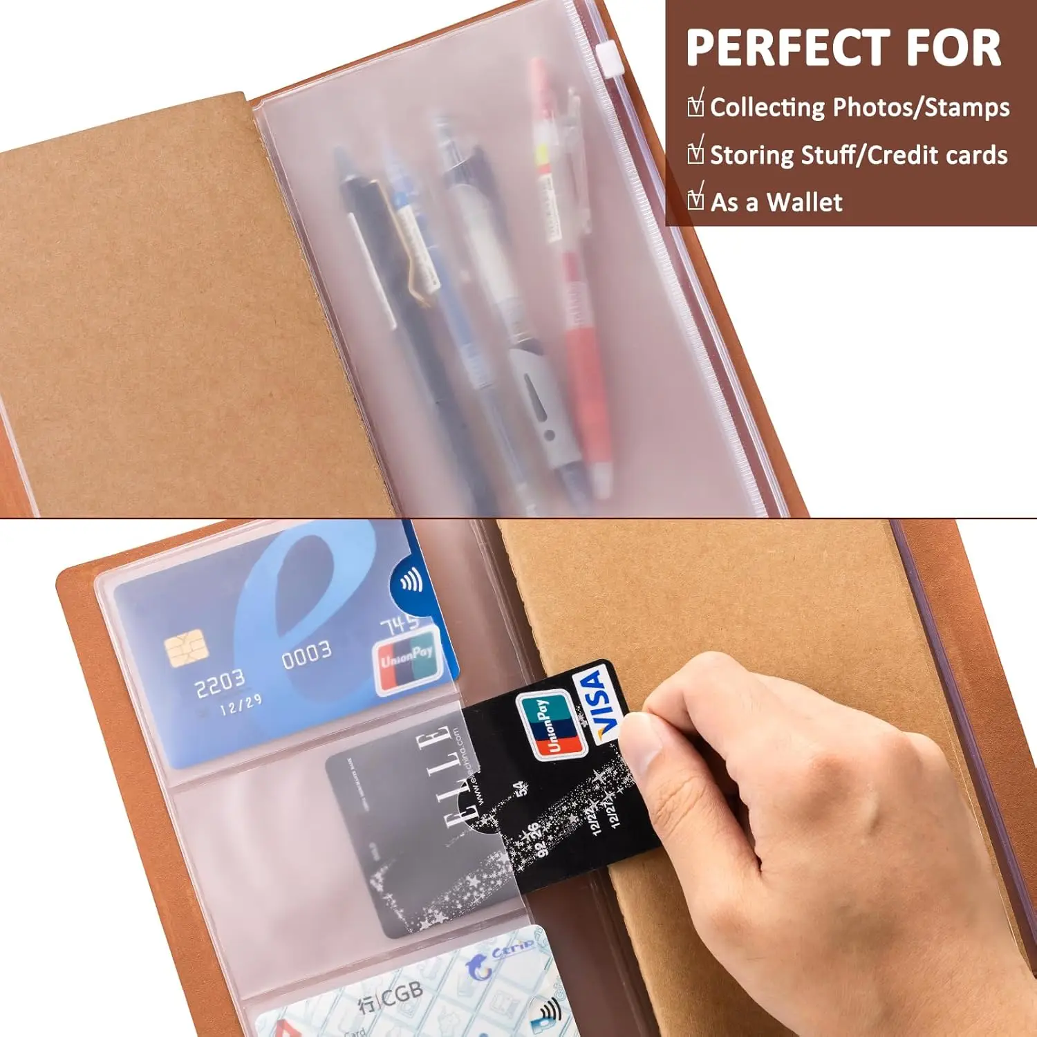 Personal Leather Journal Notebook Customized Notebooks Custom Logo Text Name Personalized Gift for Sister, Girl, Boy, Mom,Dad