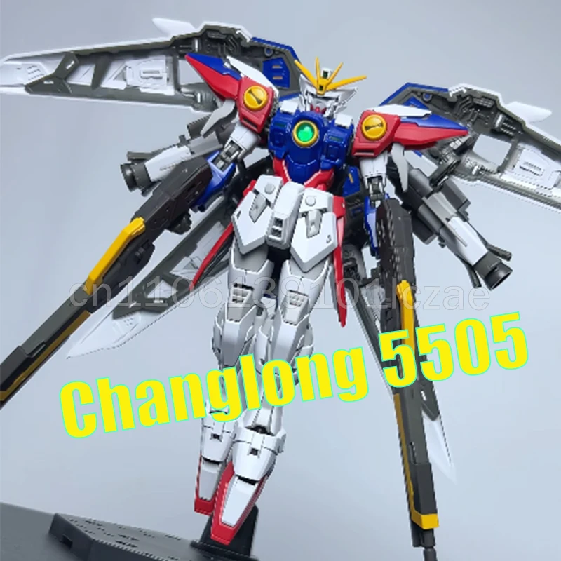 

Changlong 5505 RG Wing Zero Fighter Action Figure XXXG-00W0 Anime Figures 1/144 Scale Assembly Model Kit Plastic Toys Free GIft