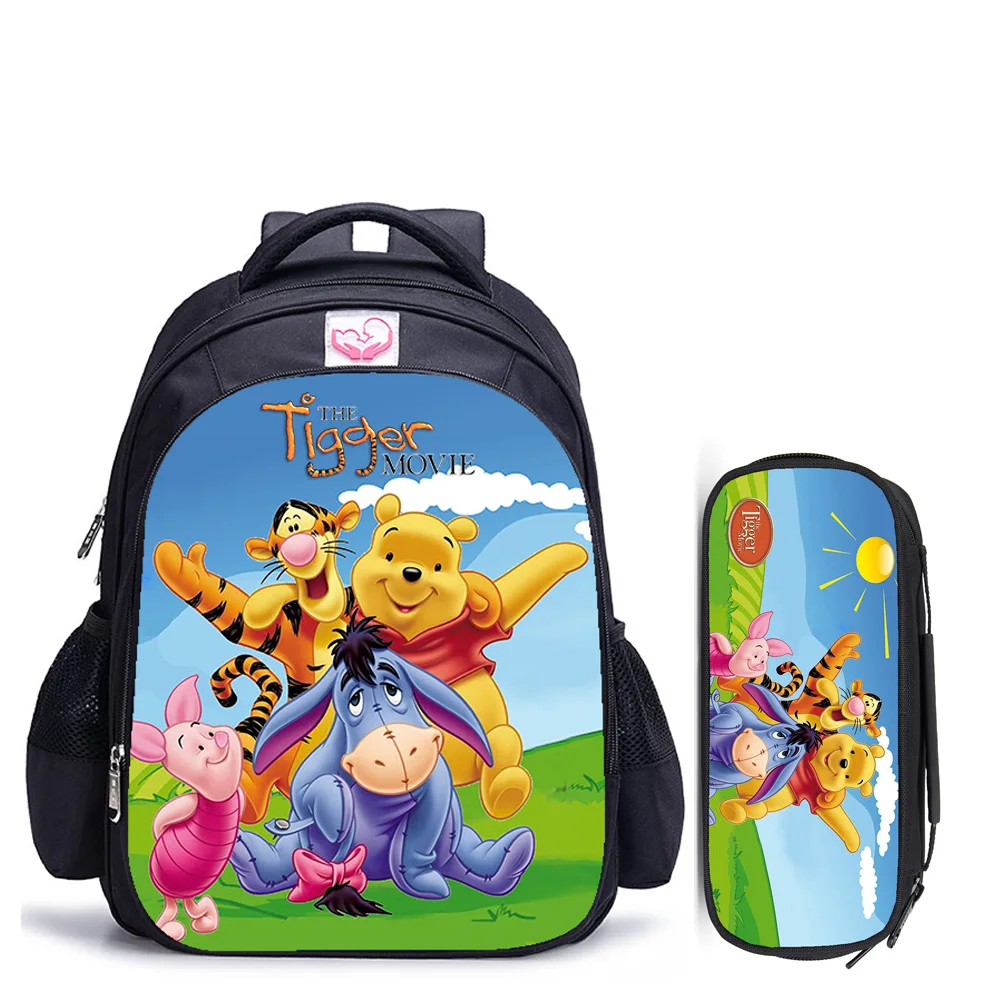 

16 Inch Disney The Tigger Movie Children School Bags Orthopedic Backpack Kids School Boys Girls Mochila Infantil Catoon Bags