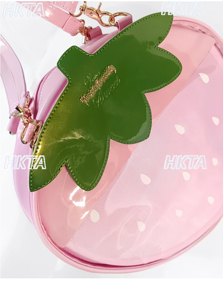 Sweet and Cute Fashion Summer Large Capacity Light Pink Pain Bag Girls Kawaii Casual Shoulder Crossbody Lolita Backpacks Women