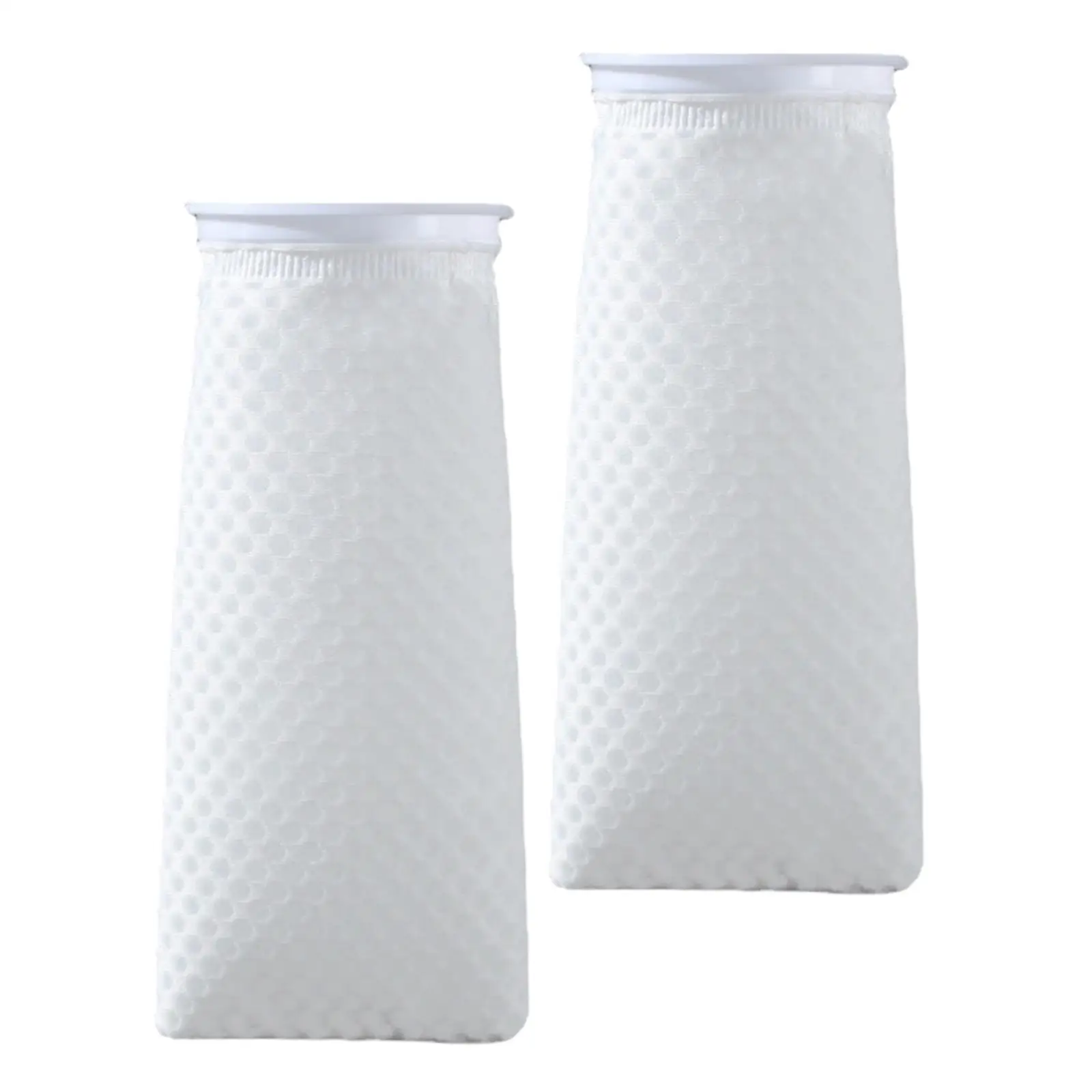 2Pcs Fish Tank Filter Bags Sump Filter Socks Washable 4 inch Mesh Accessories Reusable for Fish Tank Filtration Material Pond